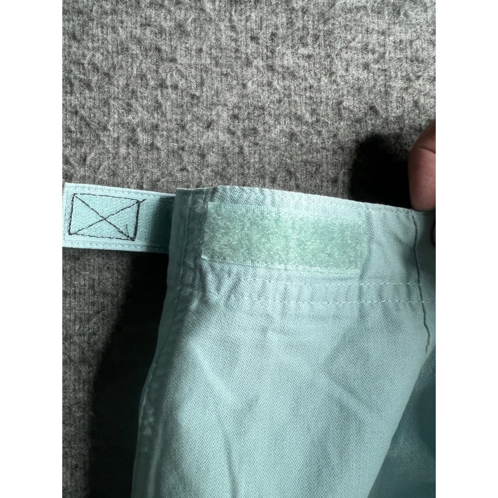 Horny Toad Women's Light Blue Herringbone Cargo Skirt Adjustable Waist Utility - Picture 5 of 14
